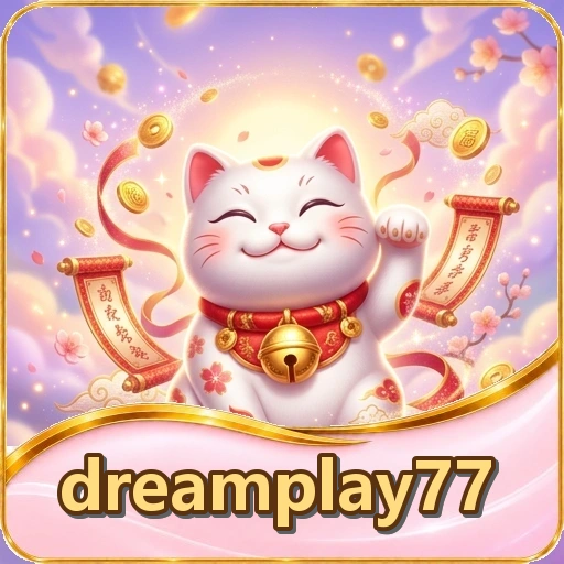 Kartu katalog dreamplay77 menampilkan penjelasan singkat, versi/ukuran acuan paket inti, dan skor